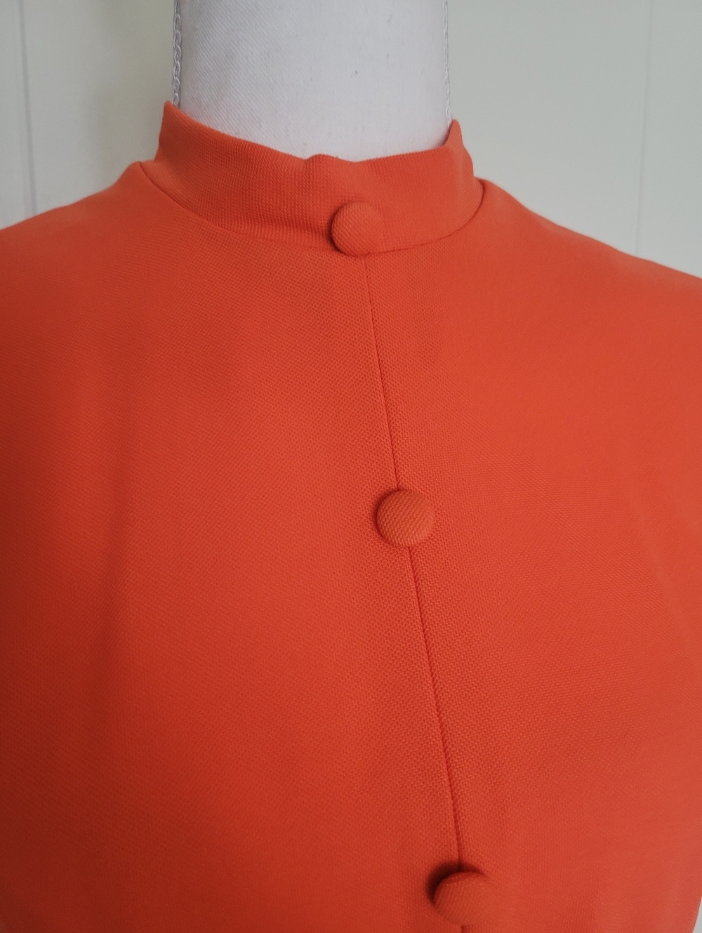 Vintage Hobnobber Dress 60s Secretary Mad Men Mod Belted Pleated Houswwife S/M - Picture 4 of 8